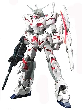 【中古】MG 1/100 RX-0 ユニコーンガンダム HDカラー + MSCAGE (機動戦士ガンダムUC)