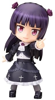 【中古】コトブキヤ キューポッシュ 俺の妹がこんなに可愛いわけがない。 黒猫 ノンスケール PVC製 塗装済み可動フィギュア