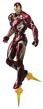 【中古】TAMASHII NATIONS S.H.フィギュアーツ アベンジャーズ アイアンマン マーク45 約155mm ABS&PVC&ダイキャスト製 塗装済み可動フィギュア