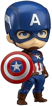 【中古】ねんどろいど アベンジャーズ エイジ・オブ・ウルトロン キャプテン・アメリカ ヒーローズ・エディション ノンスケール ABS&PVC製 塗装済み可動