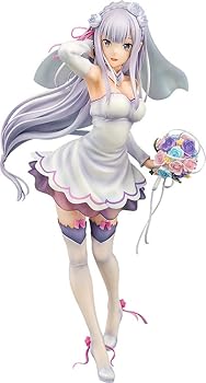 【中古】Re:ゼロから始める異世界生活 エミリア ウェディングVer. 1/7スケール ABS&PVC製 塗装済み完成品フィギュア