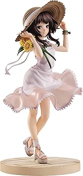 【中古】KDcolle 「映画 この素晴らしい世界に祝福を! 紅伝説」 めぐみん ひまわりワンピースVer. 1/7スケール PVC&ABS製 塗装済み完成品フィギュア KK35