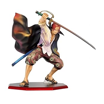 【中古】Megahouse - ワンピース - 赤毛のシャンクス - プレイバックメモリー、海賊の肖像画 コレクター向け像