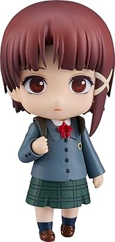 【中古】ねんどろいど serial experiments lain 岩倉玲音 ノンスケール プラスチック製 塗装済み可動フィギュア画像