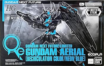 【中古】バンダイ(BANDAI) GUNDAMNEXTFUTURE限定HG1/144ガンダムエアリアルリサーキュレーションカラー/ネオンブルー
