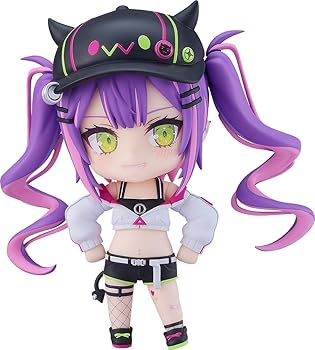 【中古】ねんどろいど ホロライブプロダクション 常闇トワ ノンスケール プラスチック製 塗装済み可動フィギュア