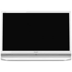 【中古】読みやすい 32V型 盛りだくさん高品位テレビ 液晶テレビ受像機 ブルーレイレコーダー内蔵 500GB HDD内蔵 白いこと AQUOS LC-32DR9-W