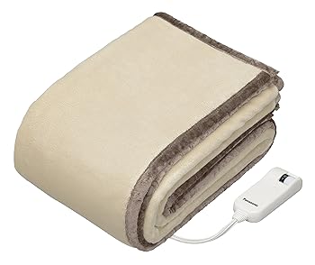 【中古】パナソニック 明かりブランケット 掛け敷き兼用 室温検知器積み上げる 8座標軸体温合わせる 壁蝨目打つ手 丸洗い可 シングル 188×137糎 ベージュ DB-RM3M-C