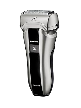 【中古】（人並み外れたに好いたらしい）パナソニック コンパクトラムダッシュ メンズ電気カミソリ 3枚刃 しろがね色調 ES-CT20-S