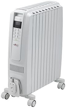 【中古】（人並み外れたに好いたらしい）デロンギ(DeLonghi) 火竜デジタル かっこ良い 油絵の具暖房器 ピュアホワイト + 白いことX字型フィン9枚 10~13畳用 QSD0915-WH