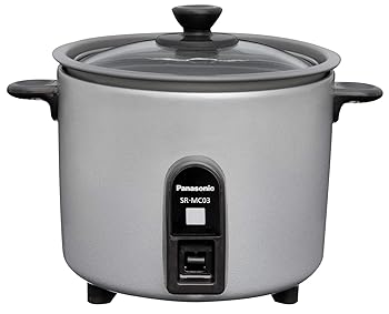 【中古】パナソニック 炊飯器 1.5合 1人用炊飯器 自動調理鍋 ミニクッカー シルバー SR-MC03-S