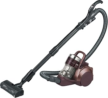 【中古】パナソニック 掃除機 サイクロン からまないブラシ ハウスダスト発見センサー搭載 シャイニーブラウン MC-SR38K-T