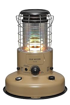 【中古】【トヨトミ】対流式重油暖房器GEAR MISSION RR-GE25(T)コヨテ色 日本製 【混凝土】9畳/【木造】7畳