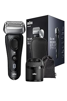 【中古】ブラウン 電気シェーバー シリーズ8 洗浄機付き 電動 髭剃り メンズ 8460cc-V 3+1カットシステム 音波振動テクノロジー 夕方ヒゲ、ゼロへ 電動