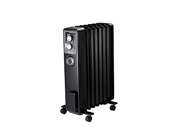 【中古】Dimplex(ディンプレックス) 電気ヒーター オイルフリーヒーター B02 省エネ タイマー機能 安全装置 ブラック KECR12TiB