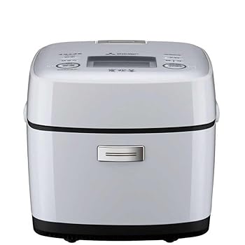 【中古】三菱 MITSUBISHI 炊飯器 3.5合 備長炭 炭炊釜 IH 白磁 は引き札 NJ-SV06R-W 家電-空気清浄機-季節・空調家電