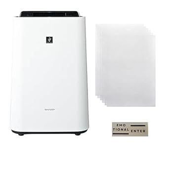 【中古】シャープ 加湿 空気清浄機【フィルターセット】【SNSで話題！】KC-S50-W 7000 スピード循環気流 おすすめ畳数 13畳 加湿量 500mL/h +使い捨てプ