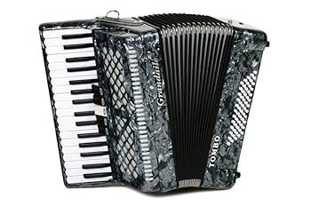 【中古】TOMBO トンボ アコーディオン 独奏用 GT-60B コスモグレーパール