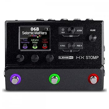 【中古】（非常に良い）Line 6 マルチエフェクター HX Stomp 超コンパクトなプロフェッショナル・ギター・プロセッサー 300種類以上のエフェクトとアンプ・モデル オー｜ハッピーストア藤岡