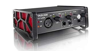 【中古】TASCAM(タスカム) US-1X2HR 1Mic, 2IN/2OUT 24bit/192kHzハイレゾ USBオーディオ/MIDIインターフェース Youtube 音楽制作 生配信 DTM