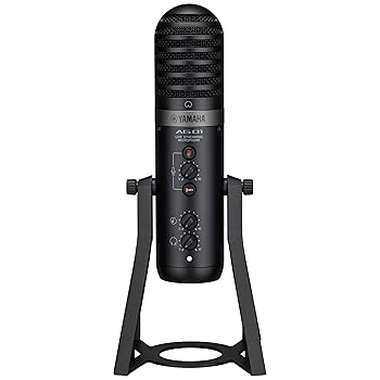 【中古】ヤマハ YAMAHA ライブストリーミングマイクロフォン マイク一体型 USBマイク ブラック AG01 B