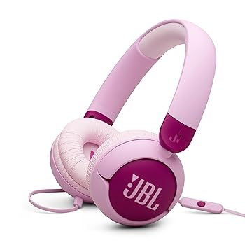 【中古】JBL Junior 320 / 子供向け/オーバーイヤーヘッドホン/音量制御機能搭載/マイク内蔵/カスタマイズシール/パープル / JBLJR320PUR
