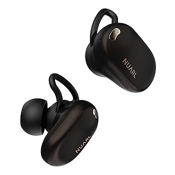 【中古】(非常に良い)NUARL NEXT1 ワイヤレスイヤホン ハイレゾLDAC対応/100億通りのサウンド調整/AIノイズカット通話/マルチポイント/ワイヤレス充電(ブラックエボニ|ハッピーストア藤岡