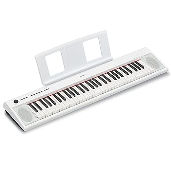 【中古】ヤマハ YAMAHA 電子キーボード piaggero ホワイト NP-12WH