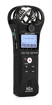 【中古】（非常に良い）Zoom H1n ポータブルレコーダー オンボードステレオマイク カメラ取付可能 SDカードに録画 コンパクト USBマイク オーバーダビング ディクテーシ｜ハッピーストア藤岡