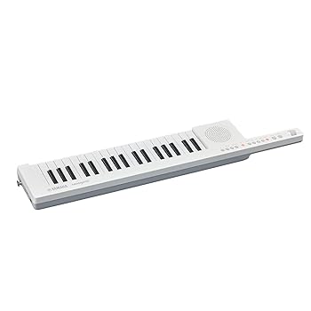 【中古】ヤマハ キーボード SHS-300 sonogenic(ソノジェニック) 37鍵盤/スマホ連動/初心者/軽量/JAM機能/12音色/ホワイト ショルダーキーボード YAMAHA S