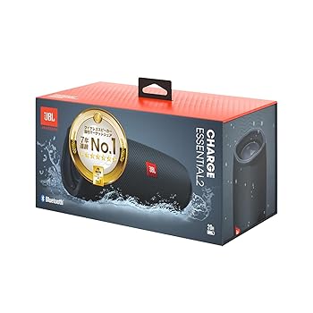 【中古】JBL CHARGE Essential 2 ワイヤレススピーカー Bluetooth ポータブル モバイルバッテリ機能 パッシブラジエーター IPX7 防水 40W 低音 JBLCHARGE