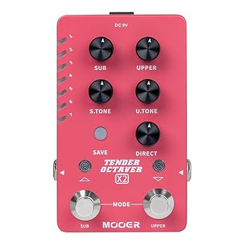 【中古】(非常に良い)Mooer ムーアー TENDER OCTAVER X2 オクターバー ギターエフェクター|ハッピーストア藤岡
