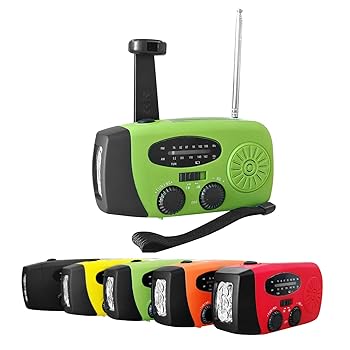 【中古】DR.TREE【緊急防災 3WAY充電】ラジオライト 防災ラジオ ストラップ付け ソーラー/手回し発電 USB充電 非常用照明器具 災害用 防水 コンパクト 大