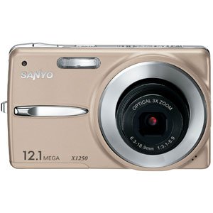 【中古】サンヨー デジタルカメラ(シャンパンゴールド)SANYO X1250 DSC-X1250-N