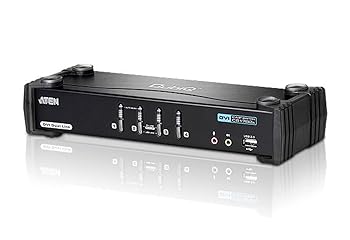 【中古】ATEN 4ポートデュアルリンクDVI対応 KVMPスイッチ CS1784A