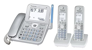 【中古】パナソニック RU・RU・RU デジタルコードレス電話機 子機2台 1.9GHz DECT準拠方式 VE-GD71DW-S