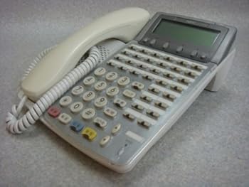 【中古】（人並み外れたに似つかわしい）DTR-32D-1D(WH) NEC Aspire Dterm85 32名取り草カナ見せびらかす付電話機(WH) [執務室設備] 商行為電話機