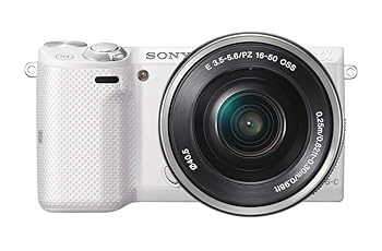 【中古】SONY 銀鏡受け答え一眼 NEX-5T パワーズームレンズキット しろがね色 NEX-5TL-S