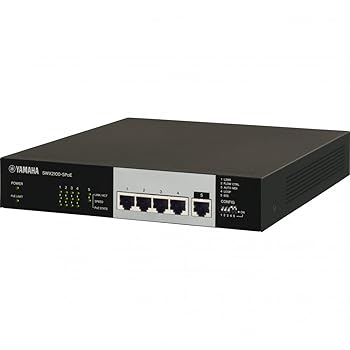 【中古】YAMAHA SWX2100-5PoE 分かりやすいL2取り替えっこ 5界面 PoE給電相応う
