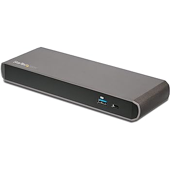 【中古】（人並み外れたに似つかわしい）StarTech.com 縛ステイション Thunderbolt 3 4K60サイクル 2画面 85W PD 3界面USBこしき GbE 結核症3DK2DPPD