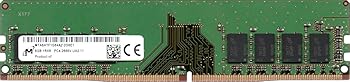 【中古】Micron MTA8ATF1G64AZ-2G6E1 8GB DDR4 2666 MT/s (マイコン4-21300) CL19 SR x8 Unbuffered DIMM 288pin