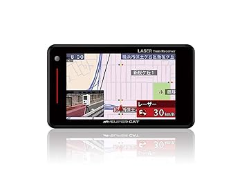 【中古】（人並み外れたに似つかわしい）YupiteruユピテルGS103(または負けず劣らず品LS300)レーザ光傍受相応う/電波探知機式民族大移動オービス噛み分ける/3.6型液晶積み上げるレーザ＆電波探知機さぐり当てる機