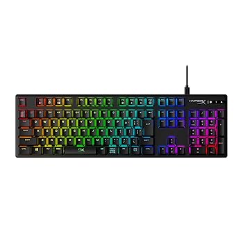 【中古】（人並み外れたに似つかわしい）【日本語取り合わせ】 HyperX Alloy Origins RGB メカニカルゲーミングキーボード HyperX取り替えっこ ゲーマー向け 製造業者 HX-KB6RDX-JP ( 4P4F6AJ#ABJ