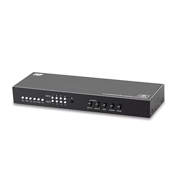 【中古】（人並み外れたに似つかわしい）ラトックシステム 4K60サイクル相応うHDMIセレクター（4インプット・2最終生産物）《HDMI行列 取り替えっこ》RATOC RS-HDSW42A-4K