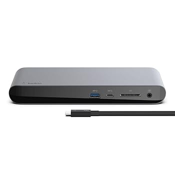 【中古】Belkin CONNECT Thunderbolt 3 Dock Pro 12 インチ 1 縛ステイション Macbook Pro / Macbook Air / iPad Pro / iMac / Windows 10相応う 4Kデ