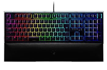 【中古】（人並み外れたに似つかわしい）Razer Ornata V2 JP ゲーミングキーボード 日本語取り合わせ メカ・メンブレンスイッチ リストレスト Chroma RGB  RZ03-03381500-R3J1