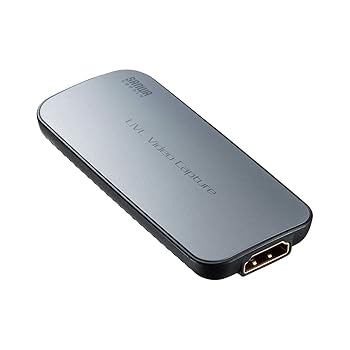 【中古】サンワサプライ USB-HDMIカメラアダプタ(USB3.2 Gen1) デジカメ/ビデオカメラをWEBカメラ化 Type-C変換アダプタ USB-CVHDUVC1