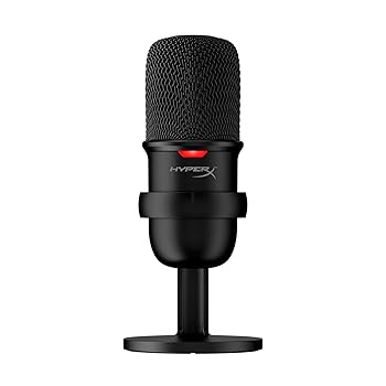 【中古】HyperX SoloCast USBスタンドアロンマイク テレワーク/ストリーマー/コンテンツクリエーター/ゲーマー向け/PC,PS4,PS5使用可能 メーカー HMIS1X