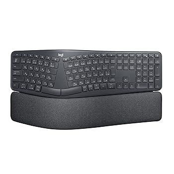 【中古】ロジクール ERGO K860 エルゴノミック 透き間 鍵盤 bluetooth Unifying Windows Mac 無線電話鍵盤 無線電話 無線電話 パームレ