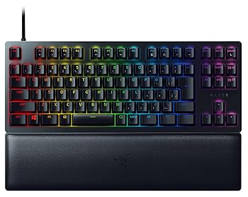 【中古】（人並み外れたに似つかわしい）Razer ゲーミングキーボード Huntsman V2 Tenkeyless JP Clicky Optical Switch 日本語 JP取り合わせ オプティカルスイッチ クリッキー肌ざわり 静音 十